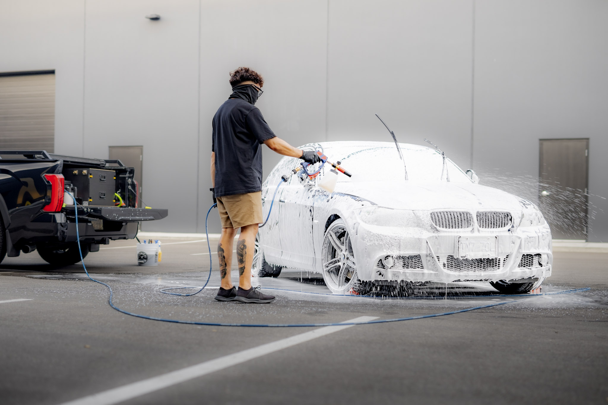 Using Spray Foam On A BMW