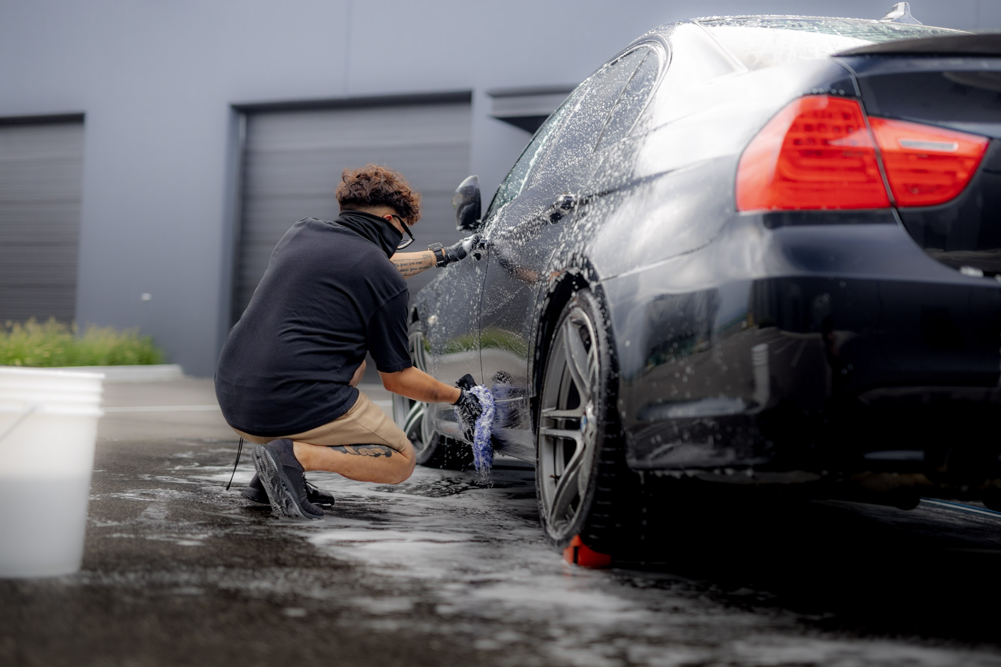 Detailing A BMW On Location